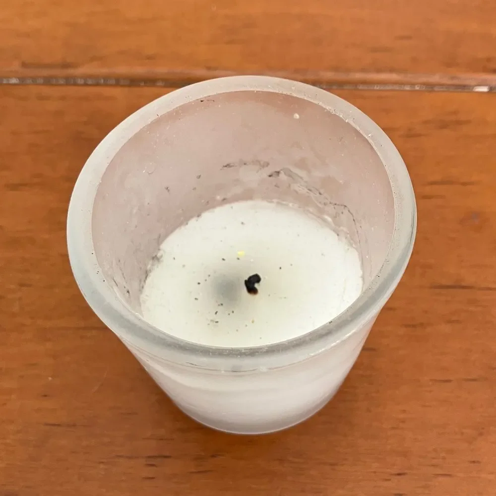 Frosted Votive Candle